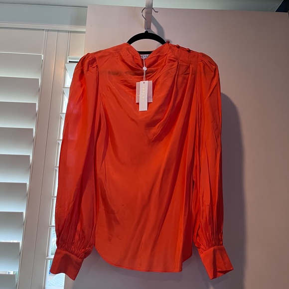 Trina Turk midway Elegant Orange Women's Top size XS - Picture 1 of 6